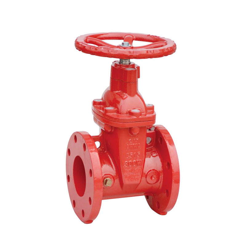 AWWA FLANGED RESILIENT NRS GATE VALVE